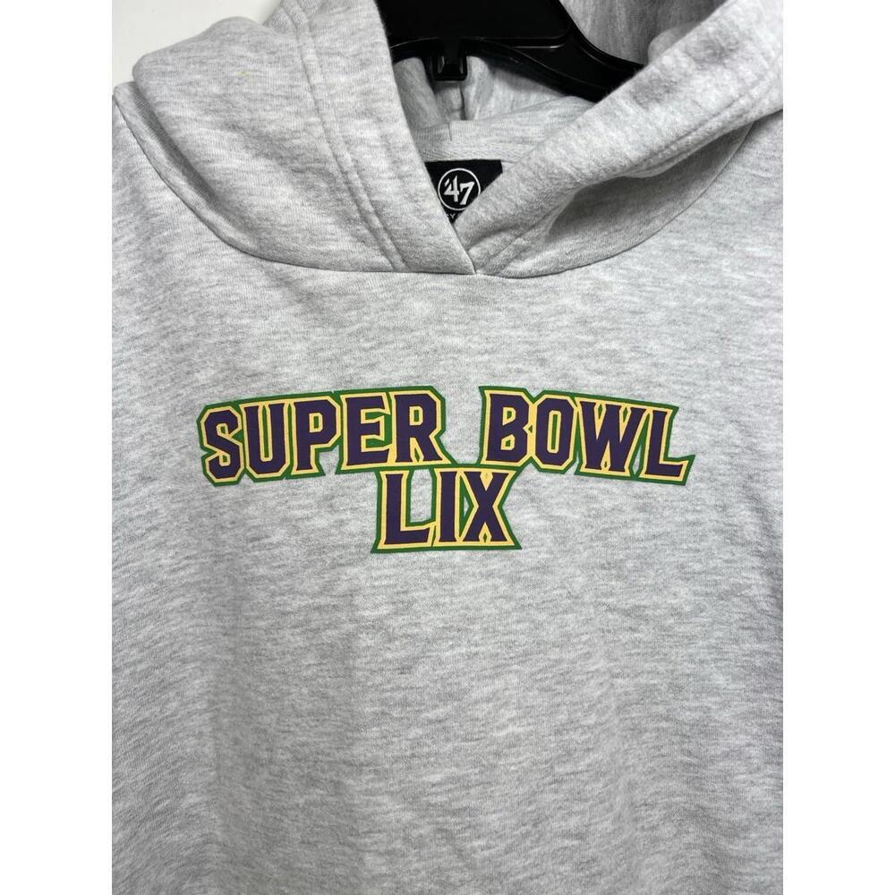 Stoney Clover Lane Gray Super Bowl LIX Hoodie - Picture 2 of 9